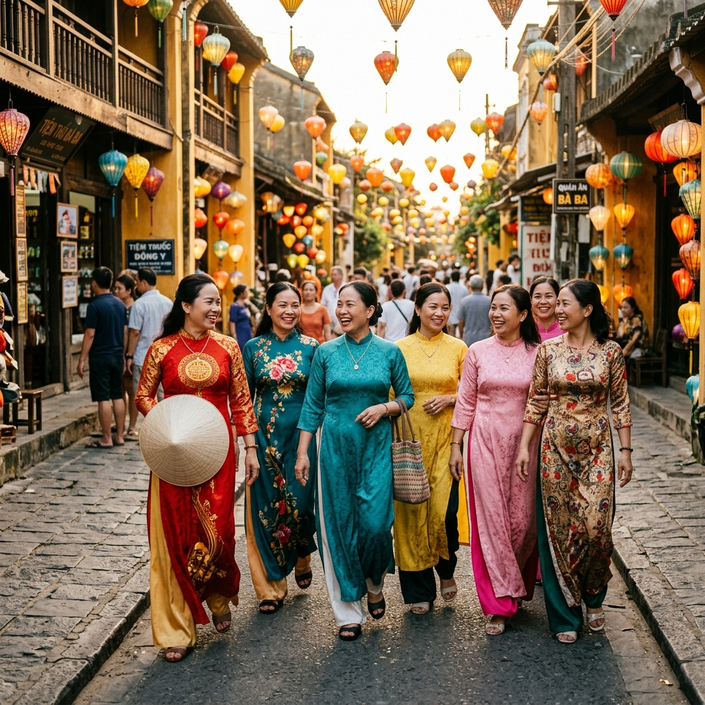 Vietnamese Community in Ao Dai
